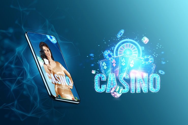 Pengguna mempergunakan perangkat mobile untuk login dengan mudah dan aman ke platform hiburan